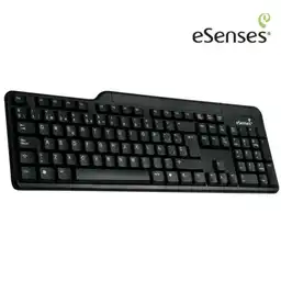 Esenses Teclado Básico 107 Teclas Negro