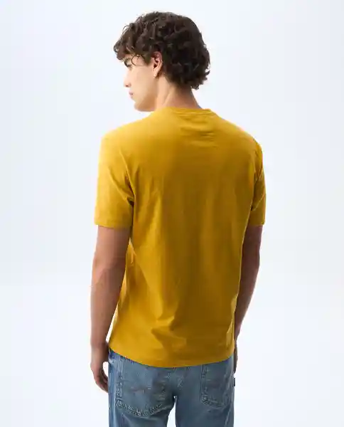 Camiseta Hombre Amarillo Talla XXL 841G004_AMA150948 Americanino