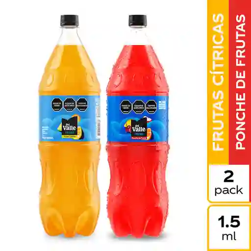Combo Del Valle Jugo Cítricas + Del Valle Jugo Ponche Frutas