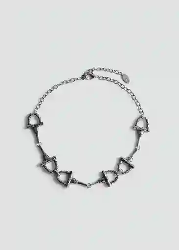 Collar Duke Plata Talla 99 Mujer Mango