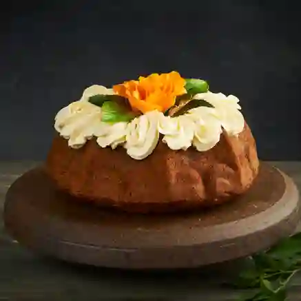 Ponqué de Zanahoria 2 Porciones