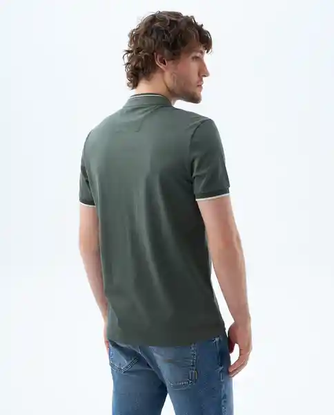 Camiseta Hombre Verde Talla S 800G003_VER190307 Americanino