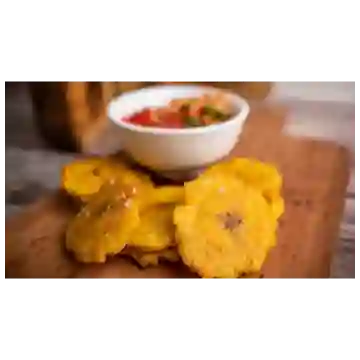 Patacon con Hogao