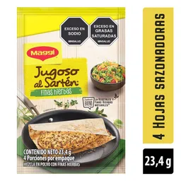 Hoja Sazonadora Maggi Jugoso al Sartén Pollo Finas Hierba 23.4 g