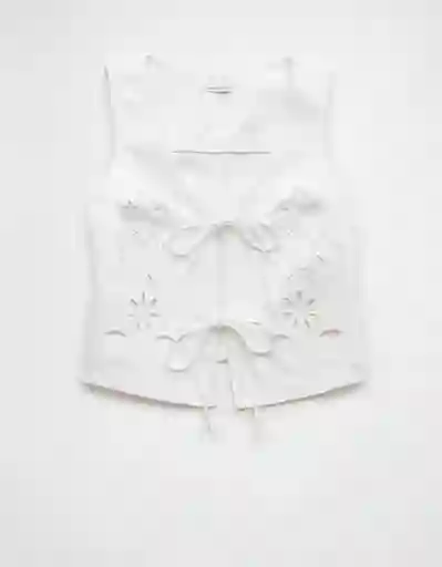Camisa Mujer Blanco Talla: SMALL 6251146 American Eagle