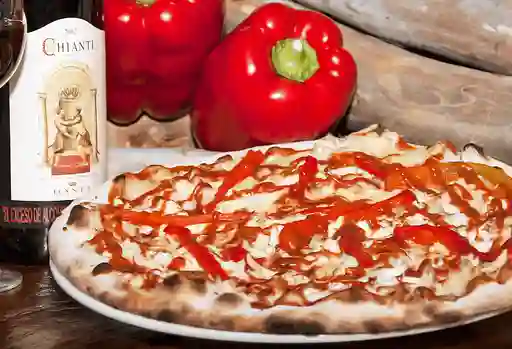 Pizza Pollo en Salsa BBQ