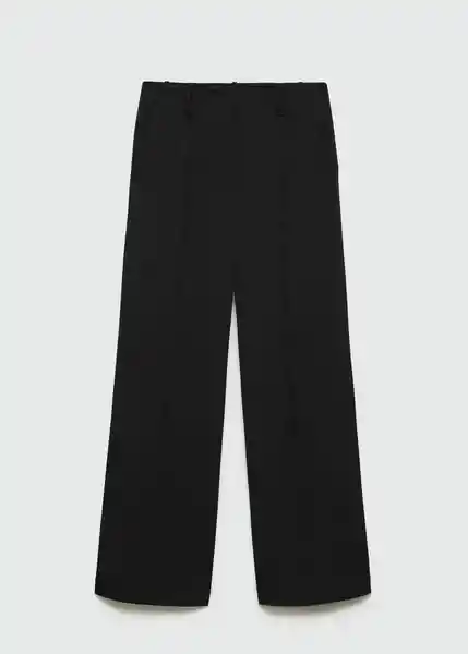 Pantalón Abel Negro Talla 36 Mujer Mango