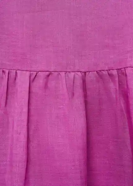 Vestido Danone-A Fucsia Talla XS Mujer Mango