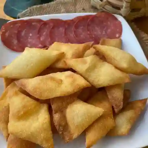 Gnocco Fritto y Salami