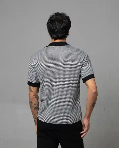 Camisa Tipo Polo Hombre Negro Talla XXL 192G000 Rifle