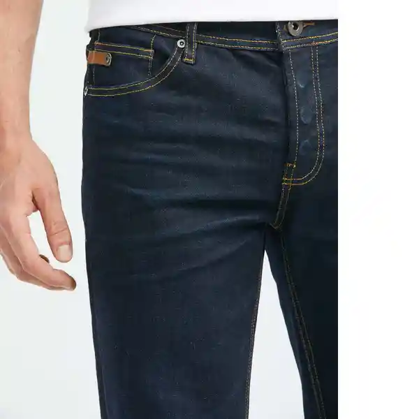 Jean Super Slim Fit Rider Hombre Azul Oscuro Talla 30 Chevignon