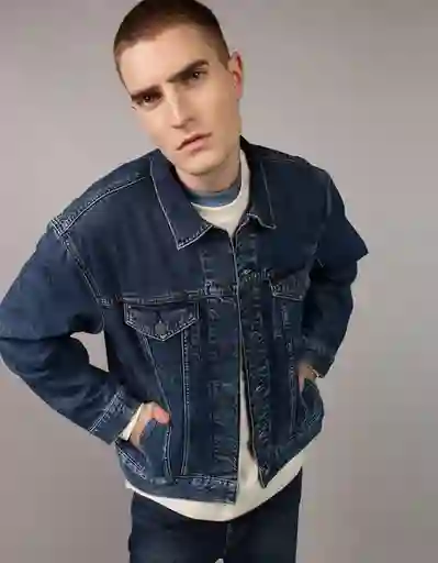 Chaqueta Hombre Azul Talla: MEDIUM 1662489 American Eagle