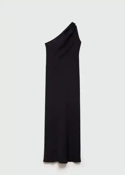 Vestido Felisa Negro Talla 18 Mujer Mango