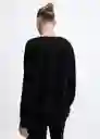 Jersey Vieira Negro Talla L Mujer Mango