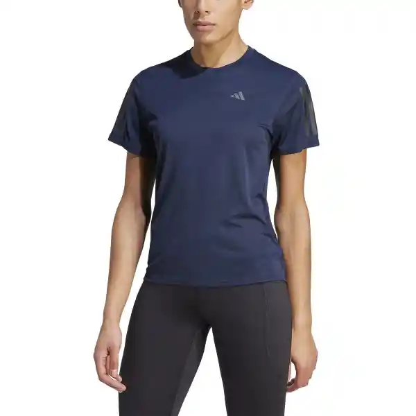 Adidas Camiseta Own The Run Tee Mujer Azul Talla S IL4130