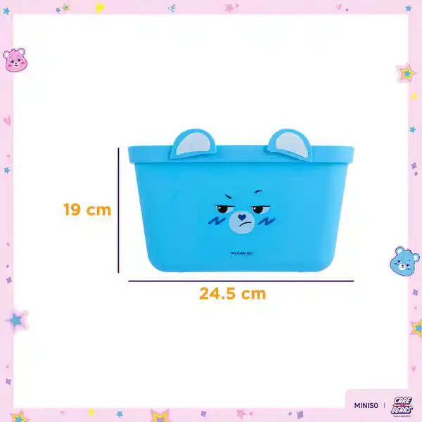 Organizador Plástico de la Colección Care Bears Azul Miniso