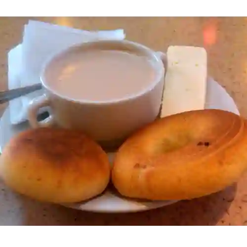 Chocolate con Queso y Parba