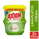 Lavaplatos en Crema Axion Aloe y Vitamina E 450g x 2und