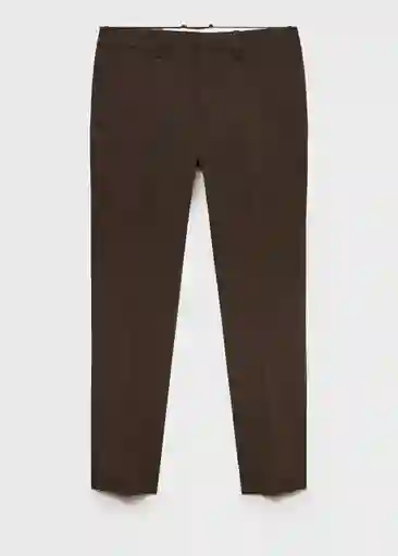 Pantalón Paris Marrón Talla 42 Hombre Mango