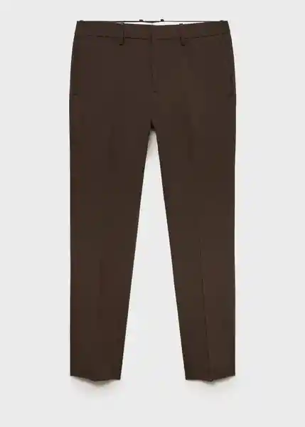 Pantalón Paris Marrón Talla 42 Hombre Mango