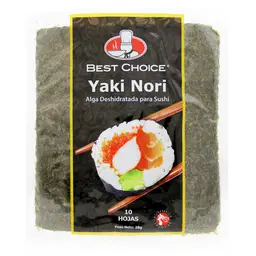 Best Choice Algas Deshidratadas Yaki Nori para Sushi