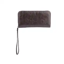 Billetera Para Mujer Metálica Con Correa Dorado Miniso