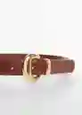 Cinturón Apen Marrón Talla M Mujer Mango
