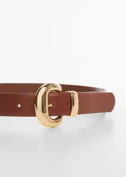 Cinturón Apen Marrón Talla M Mujer Mango