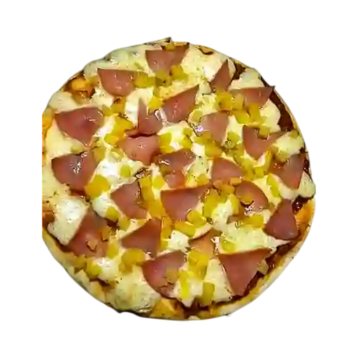 Pizza clásica hawaiana grande