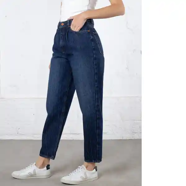 Jean Mujer Azul Índigo Medio Talla 12 492E028 Naf Naf