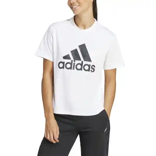 Adidas Camiseta Aop Tee Mujer Blanco Talla XS IN7314