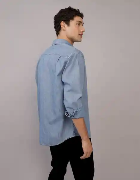 Camisa Hombre Azul Talla: SMALL 2608915 American Eagle