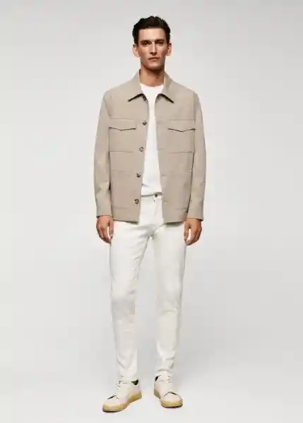 Jean Patrick Offwhite Talla 46 Hombre Mango