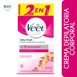 Veet Crema Depilatoria Corporal Silky Fresh