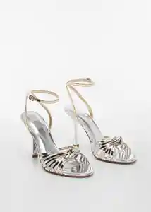 Sandalias Noto2 Plata Talla 36 Mujer Mango