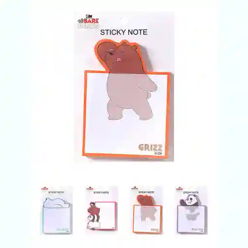 Miniso Set de Post it we Bare Bears