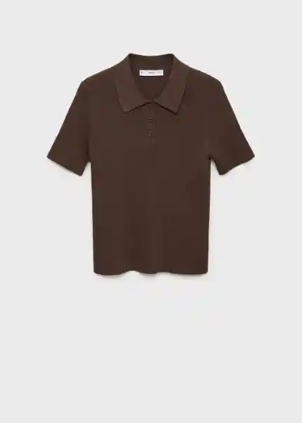 Jersey Polete Chocolate Talla M Mujer Mango