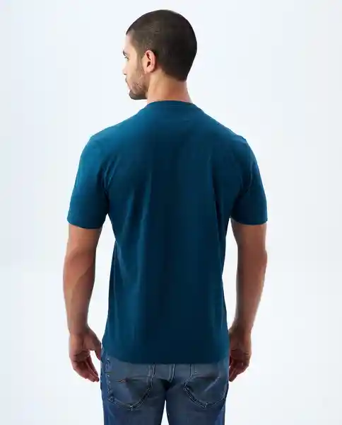 Camiseta Hombre Verde M 849F003 Americanino