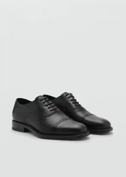 Zapato Madrid Negro Talla 41 Hombre Mango