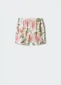 Short Clavel Rosa Palo Talla XS Mujer Mango