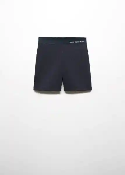 Short Serena Navy Talla S Mujer Mango