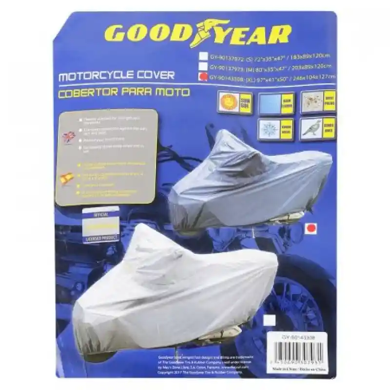 Goodyear Cobertor Para Moto Talla xl