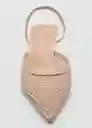 Zapatos Greta Nude Talla 36 Mujer Mango