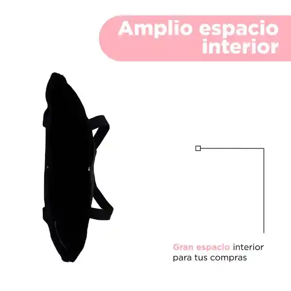Bolso de Compras Negro Serie Miniso