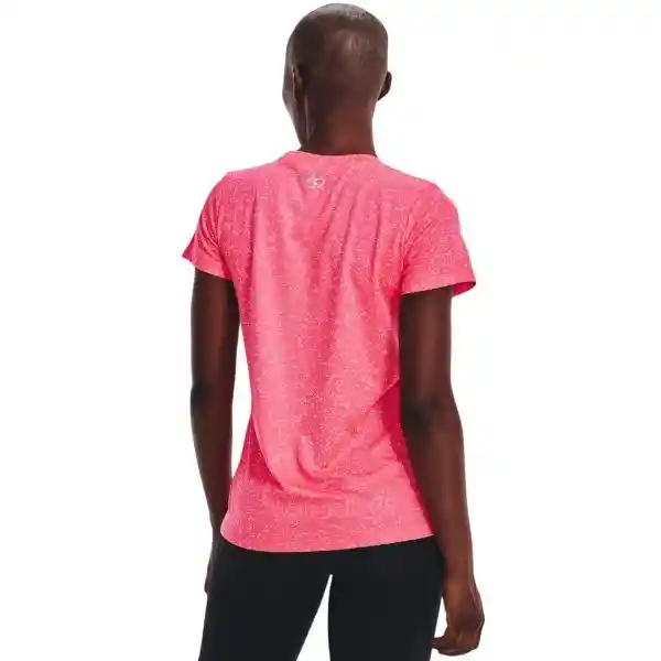 Under Armour Camiseta Tech Nova Ssc Rosado Para Mujer Talla LG