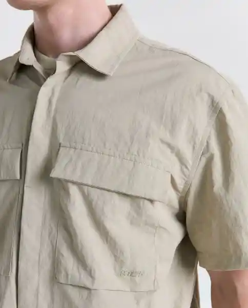 Camisa Hombre Caqui Talla XL 819G006_CAQ150513 Americanino