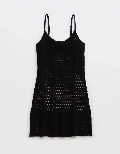 Vestido Aerie Negro Talla Small American Eagle 07121720