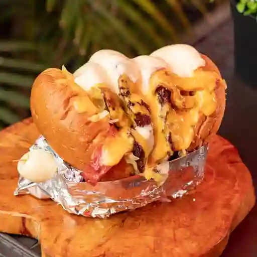 Hamburguesa infarto real