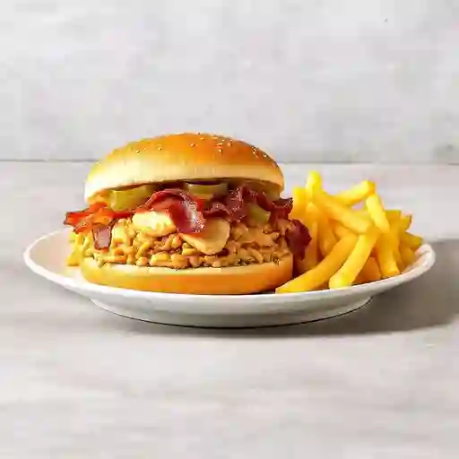 Sanduche Pollo Gratinado