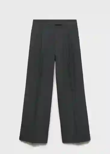 Pantalón Avola Gris Talla 36 Mujer Mango